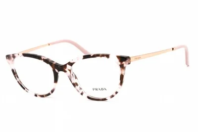 PRADA PR 17WV ROJ1O1 Eyeglasses Pink Havana Frame 53mm 3