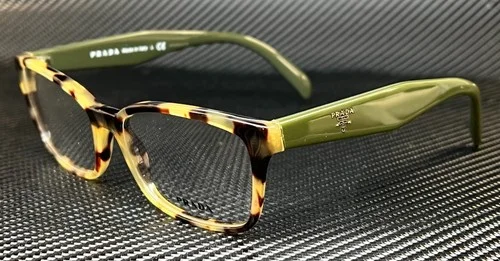 PRADA PR 18TV 7S01O1 Havana Rectangle Women