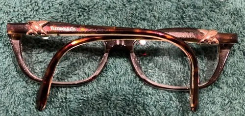TIFFANY & CO TF2074 8155 52mm Crystal Brown Havana Eyeglasses Frames Italy 2