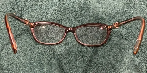 TIFFANY & CO TF2074 8155 52mm Crystal Brown Havana Eyeglasses Frames Italy 3