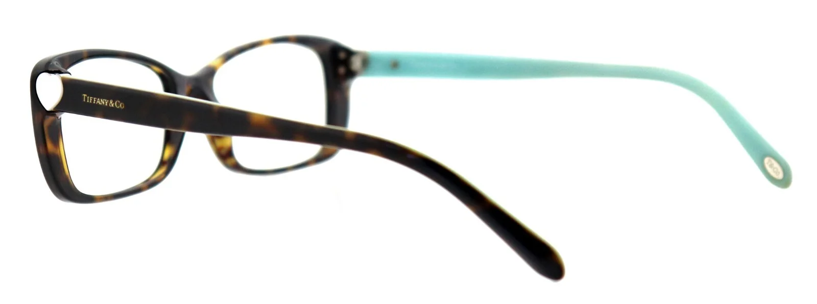 TIFFANY & CO TF2090-H 8015 54mm Brown Havana Blue Eyeglasses Frames Italy 3
